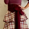 Fajín Granate Matilde Cano Florencia