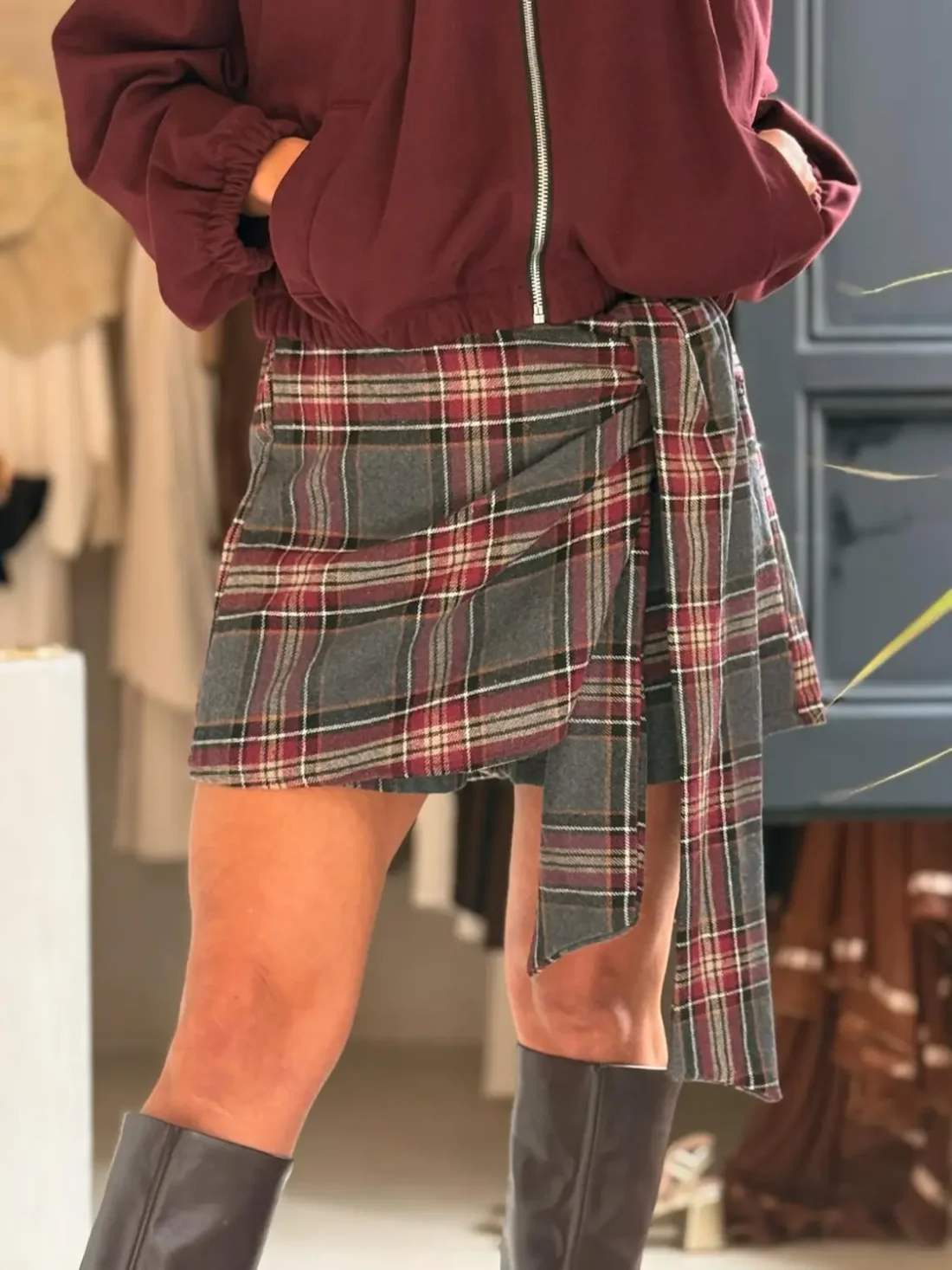Falda Pantalón de Cuadros