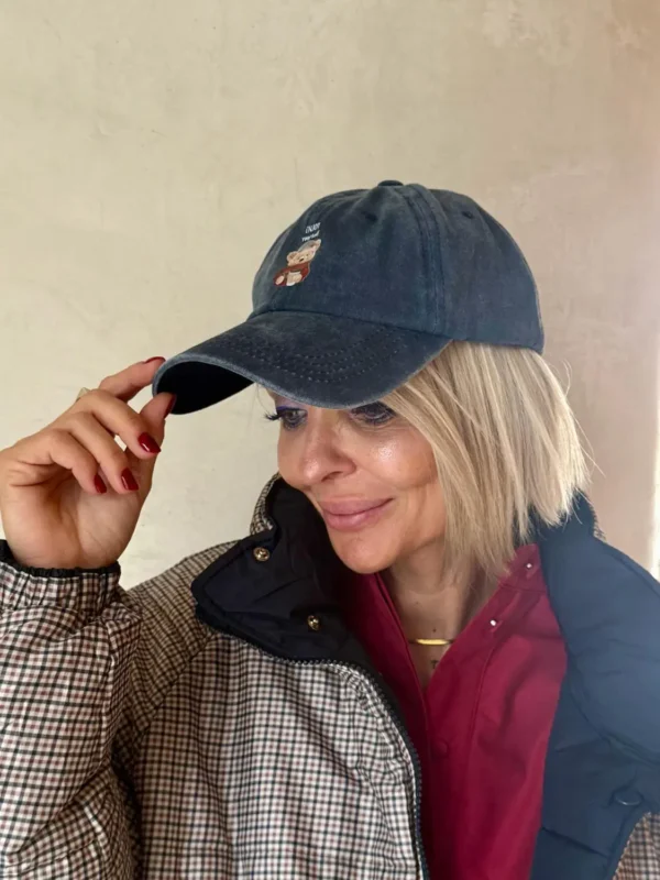 Gorra azul con bordado Denver