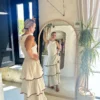 Vestido Sevilla beige de volantes