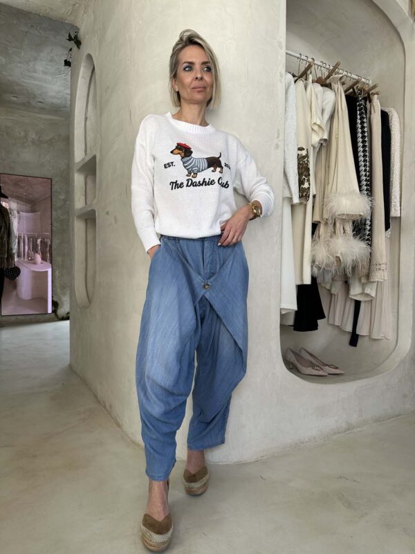 Pantalón vaquero de corte holgado