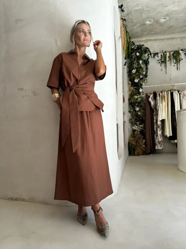 Conjunto Lino Anudado