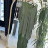 Capa Elegante Verde Oliva para Mujer