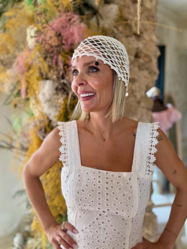 Gorro de punto calado Mykonos