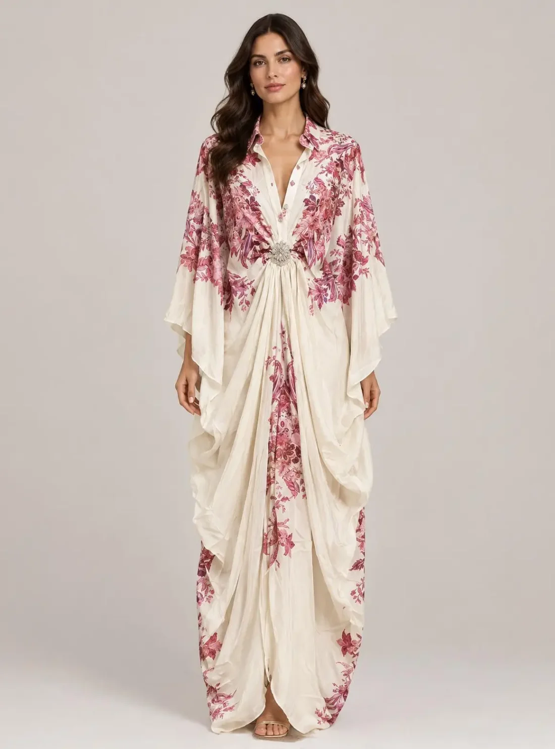 Vestido Largo Estampado Verona