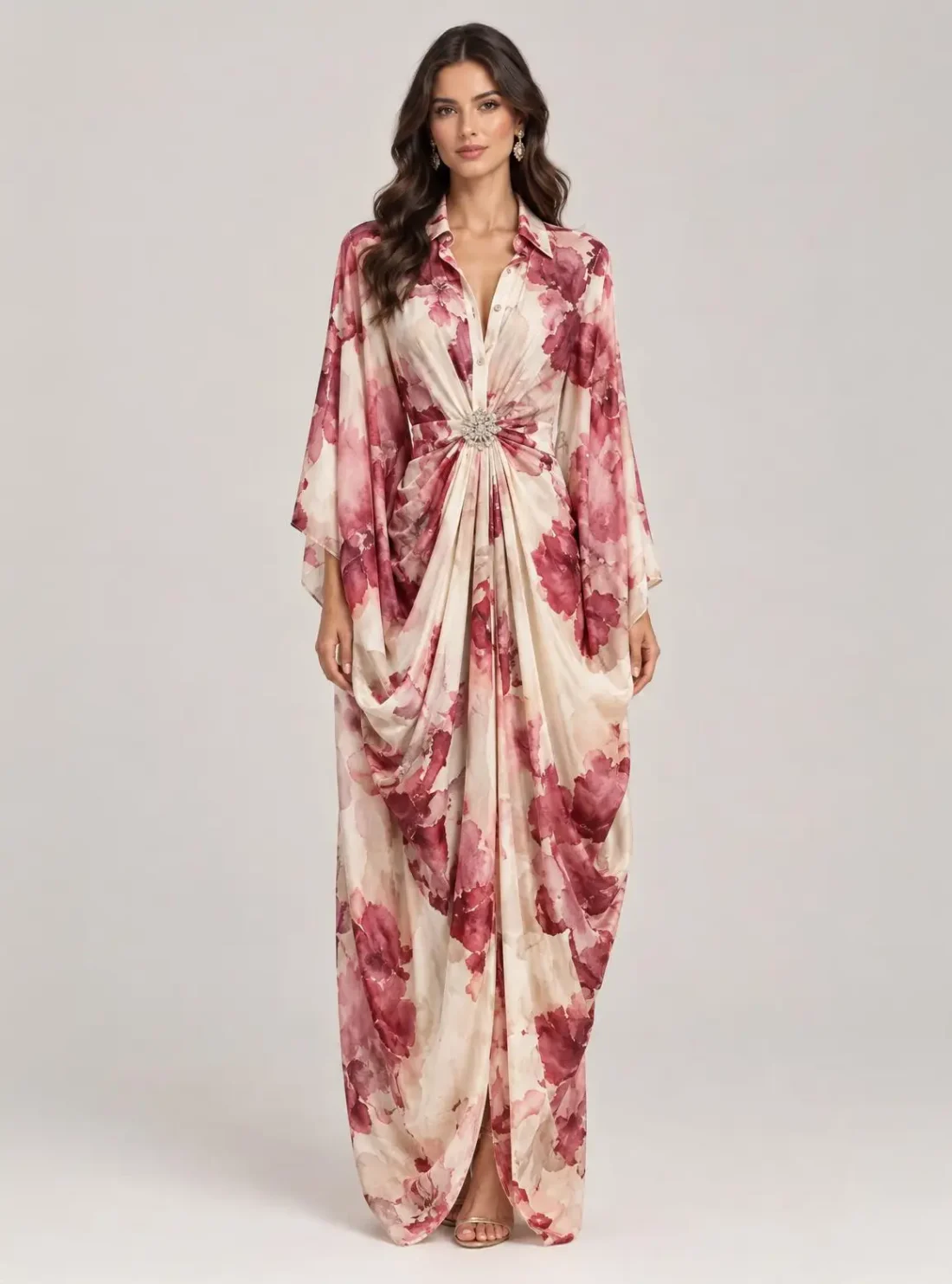 Vestido Largo Floral Siena