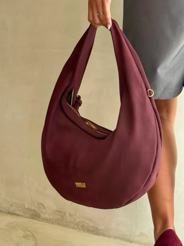 Bolso Hobo Ante Burdeos París